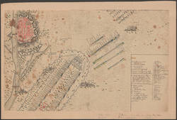 Ohne Titel/Belagerungsplan von Brieg vom 28. April bis 4. Mai 1741;