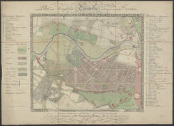 Plan vom Königlichen Thiergarten und dessen nächsten Environs;