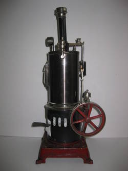 Dampfmaschine mit stehendem Kessel;