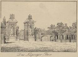 Das Leipziger Tor (später Potsdamer Tor);