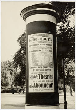 Werbung für das Rose-Theater Abonnement  