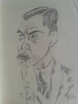 Mann mit aufgeworfenen Lippen, zw. 1935-1940