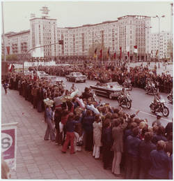 Leonid Breshnew zu Besuch in der DDR