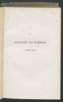 Forts. Alexander von Humboldt:Eine wissenschaftliche...
2. Bd;