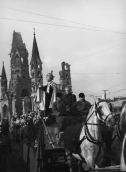 Rosenmontagszug 1952. Prinz Karneval Fritz I.