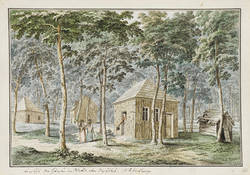 Holzhäuser im Walde zu Rheinsberg;