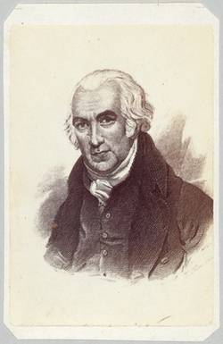 James Watt, Erfinder resp. Verbesserer d. Dampfmaschine.;