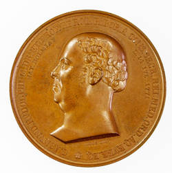 Medaille auf den Tod des Naturforschers Karl Asmund Rudolphi;