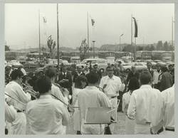 o.T., Platzkonzert. Turnfest 1968. Olympiastadion