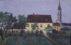 "Häuser an der Sophienkirche in der Gipsstraße"