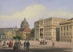 Unter den Linden, Blick auf das Kronprinzenpalais