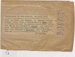 „Trabrennen in Mariendorf, 28. Febr. 1951“