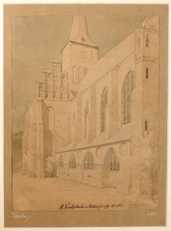"St. Nicolaikirche in Berlin (erb. 11Jahrh. 1817 resthaur.)"