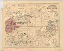 Übersichtsplan des Gemeindebezirkes Berlin-Treptow;