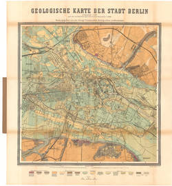 Geologische Karte der Stadt Berlin