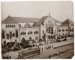 Hardenbergstraße, Ausstellungshallen am Zoo mit der Internationale Automobilausstellung 1-12 Nov. 1906