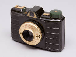 Boxkamera "Hamaphot P 56 M" (Exportmodell), mit Ledertasche