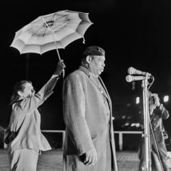 Paul Robeson während seines Berlin Gastspiels im Juni 1960