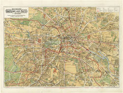 SCHWARZ Stadtplan von Berlin  1 : 25 000  