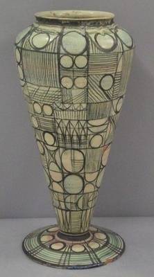 Vase, geometrisches Muster;