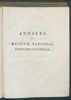 Annales du Muséum National...
T.5