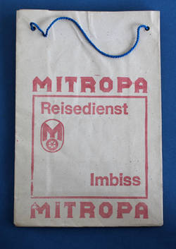 Tragetüte "MITROPA Reisedienst" 