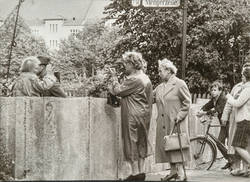 Menschen an der Mauer, August 1961;