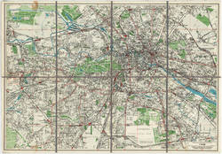 Ausschnitt aus Westermanns Plan von Groß-Berlin