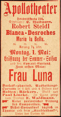 Annonce "Frau Luna"