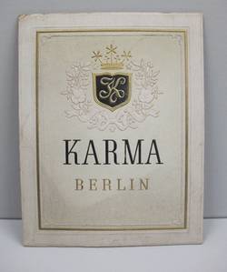Werbeaufsteller für Karma Berlin