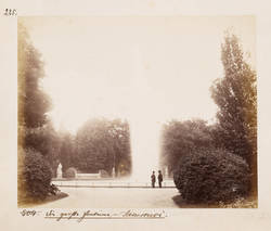 Fontäne im Park Sanssouci