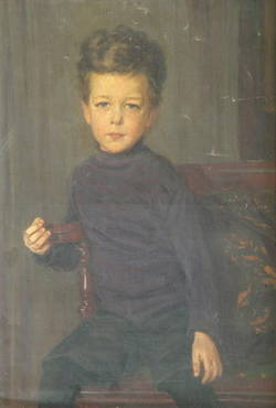 Porträt des Sohnes Julius als Siebenjähriger;