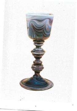 Achatglaskelch, um 1800