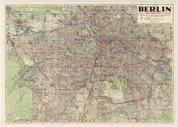 BERLIN  Beilage zu Scherl´s Straßenführer durch Berlin 1930