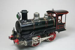 Dampflokomotive mit Tender, Uhrwerk, Spurweite I
