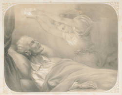 Alexander von Humboldt auf dem Totenbett;