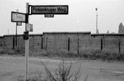 Die Berliner Mauer in Staaken Torweg/Ecke Finkenkruger Weg