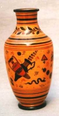 Vase, antiker Dekor