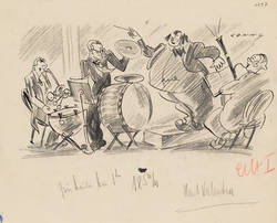 Karl Valentin mit Orchester