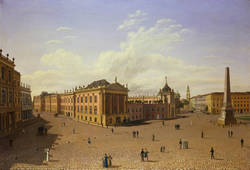 Blick auf das Potsdamer Stadtschloß und den Alten Markt;
