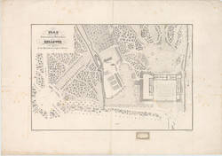 Plan von dem Schlosse und einem Theil des Parks BELLEVUE;