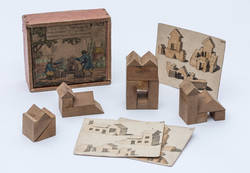 Holzbaukasten "Angenehme architectonische Unterhaltungen", um 1800