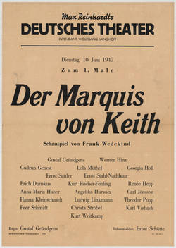 Der Marquis von Keith;