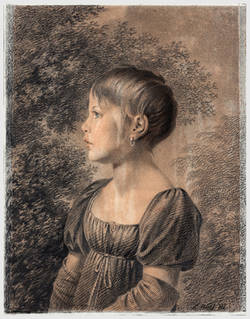 Porträt der achtjährigen Concordia Gaum