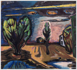 Wilde Landschaft (Vorstadt), 1951;