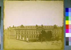 Blick vom Königlichen Schloss zum Zeughaus Unter den Linden