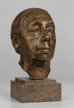 Porträt der deutschen Bildhauerin und Grafikerin Käthe Kollwitz (1867-1945);