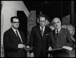 Prof. Dr. Egon Seefehlner, Prof. Werner Stein, Gustav Rudolf Sellner