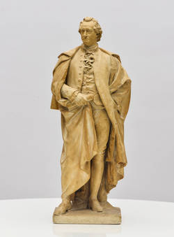 Johann Wolfgang von Goethe (1749-1832), Reduktion d. Denkmals im Berliner Tiergarten