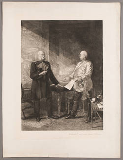 Wilhelm I. und sein treuer Diener (Bismarck);